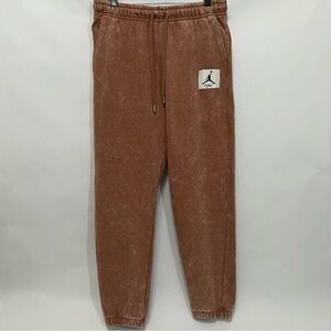 Nike Air Jordan Flight Essential Clay Fleece Jogger Sweatpants Large DR3089-215
